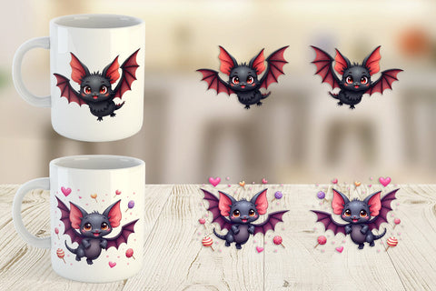 Mug Wrap Bat Variations Sublimation artnoy 