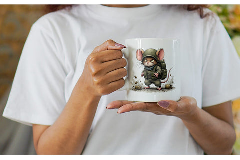 Mug Wrap Battlefield Critters Sublimation artnoy 