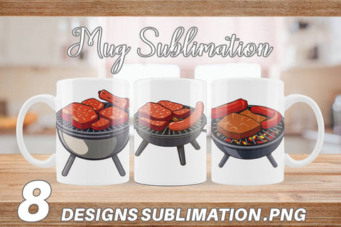 Mug Wrap BBQ Grill Sublimation artnoy 