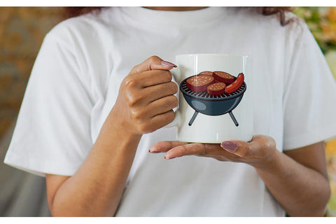 Mug Wrap BBQ Grill Sublimation artnoy 
