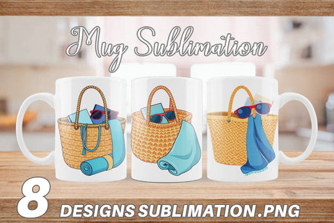 Mug Wrap Beach Bag Sublimation artnoy 