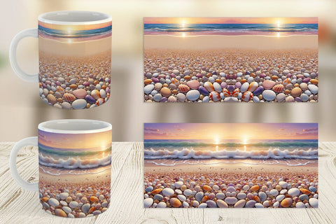 Mug Wrap Beach Summer Sublimation artnoy 