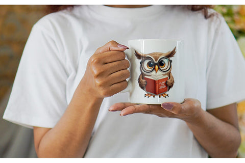 Mug Wrap Big-Eyed New Year's Animal Party 2026 Sublimation artnoy 