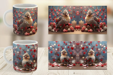 Mug Wrap Bird Bohemian Sublimation artnoy 
