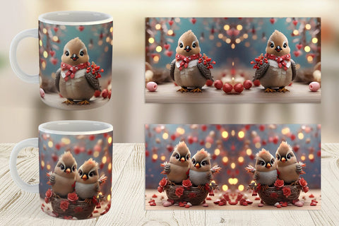 Mug Wrap Bird Bohemian Sublimation artnoy 