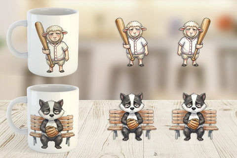 Mug Wrap Bitter Benchwarmer Sarcastic Animal Sublimation artnoy 
