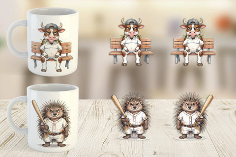 Mug Wrap Bitter Benchwarmer Sarcastic Animal Sublimation artnoy 