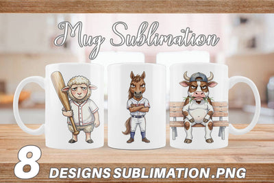 Mug Wrap Bitter Benchwarmer Sarcastic Animal Sublimation artnoy 