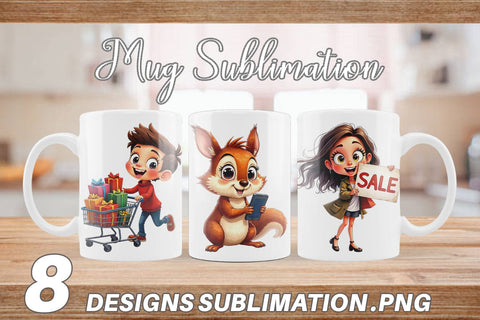 Mug Wrap Black Friday Frenzy Sublimation artnoy 