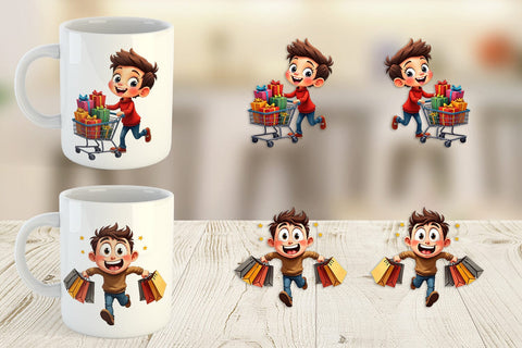 Mug Wrap Black Friday Frenzy Sublimation artnoy 