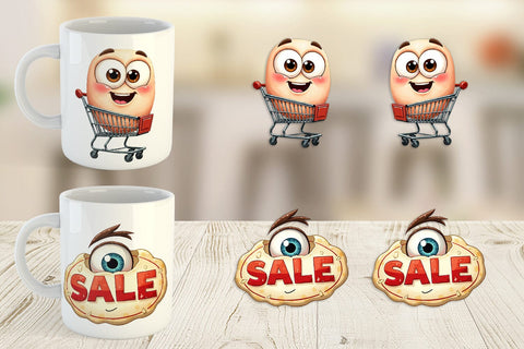 Mug Wrap Black Friday Icons Sublimation artnoy 