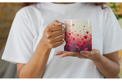 Mug Wrap Blooming Garden Sublimation artnoy 