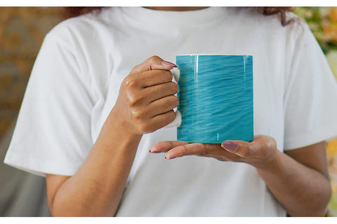 Mug Wrap Blue Sea Sublimation artnoy 