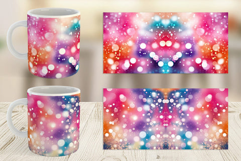 Mug Wrap Bokeh Effect Sublimation artnoy 