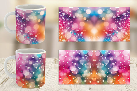 Mug Wrap Bokeh Effect Sublimation artnoy 