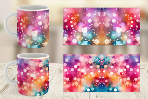 Mug Wrap Bokeh Effect Sublimation artnoy 