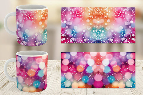Mug Wrap Bokeh Effect Sublimation artnoy 