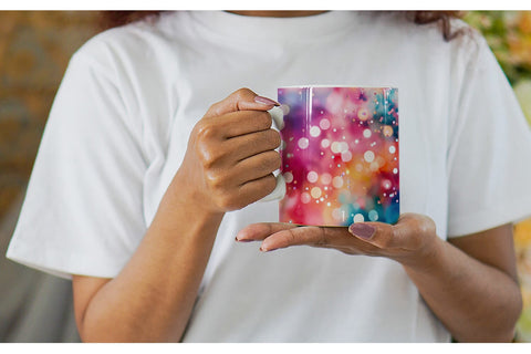 Mug Wrap Bokeh Effect Sublimation artnoy 