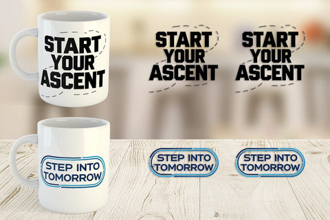 Mug Wrap Bold Action Graduation Quotes Sublimation artnoy 