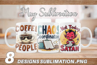 Mug Wrap Bold Sassy Quotes Sublimation artnoy 