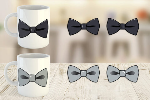 Mug Wrap Bowtie Sublimation artnoy 