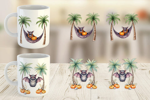 Mug Wrap Breezy Bat Nights Sublimation artnoy 