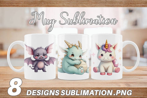 Mug Wrap Broken Plushie Spirits Sublimation artnoy 