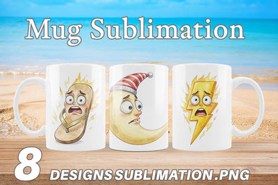 Mug Wrap Burnt Out Sky Theme Watercolor Sublimation artnoy 