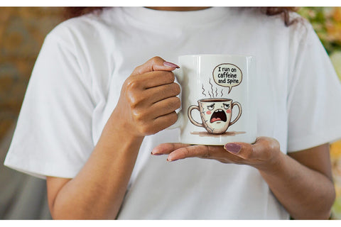 Mug Wrap Caffeine Commerce Sublimation artnoy 
