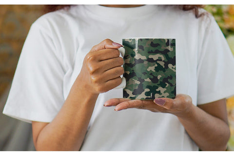 Mug Wrap Camouflage Texture Sublimation artnoy 