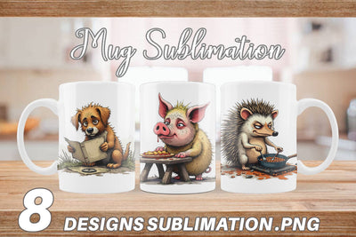 Mug Wrap Camping Grumps Sublimation artnoy 