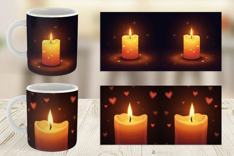 Mug Wrap Candle Glow Sublimation artnoy 