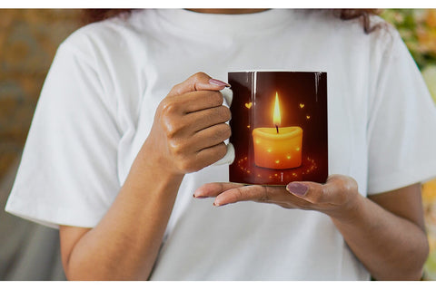 Mug Wrap Candle Glow Sublimation artnoy 