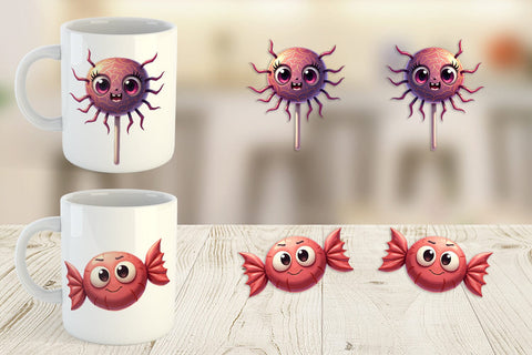 Mug Wrap Candy Surreals Sublimation artnoy 