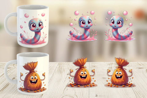 Mug Wrap Candy Surreals Sublimation artnoy 