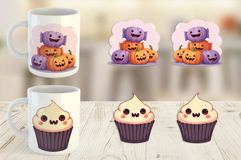 Mug Wrap Candy Treats Sublimation artnoy 