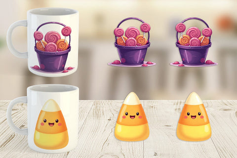 Mug Wrap Candy Treats Sublimation artnoy 