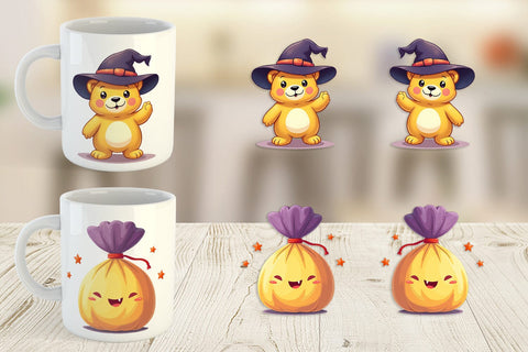 Mug Wrap Candy Treats Sublimation artnoy 