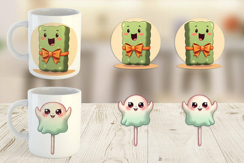 Mug Wrap Candy Treats Sublimation artnoy 