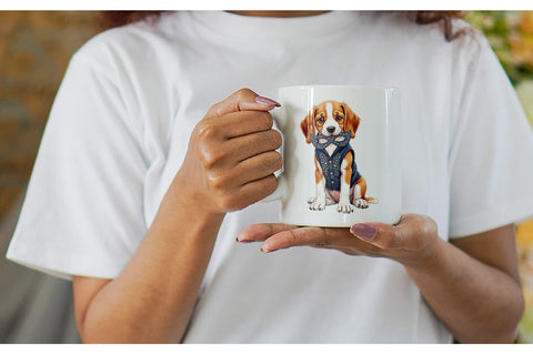 Mug Wrap Carnival Jungle Watercolor Safari Mardi Gras Sublimation artnoy 