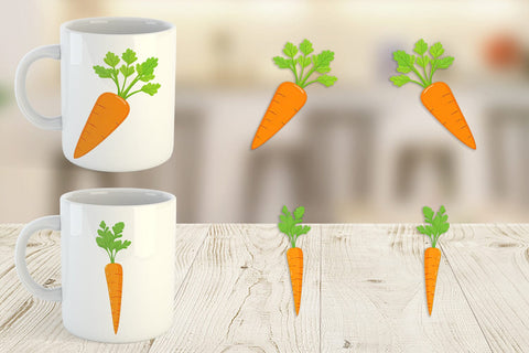 Mug Wrap Carrot Sublimation artnoy 