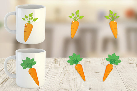 Mug Wrap Carrot Sublimation artnoy 