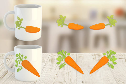 Mug Wrap Carrot Sublimation artnoy 
