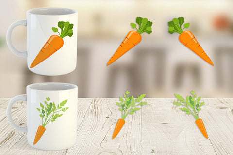 Mug Wrap Carrot Sublimation artnoy 