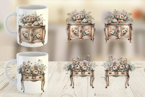 Mug Wrap Carved Furniture Sublimation artnoy 