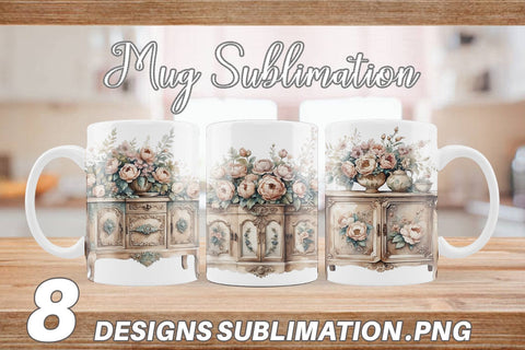 Mug Wrap Carved Furniture Sublimation artnoy 