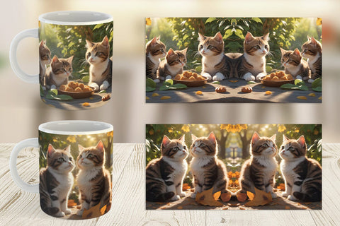 Mug Wrap Cat on Summer Sublimation artnoy 