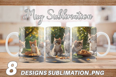 Mug Wrap Cat on Summer Sublimation artnoy 