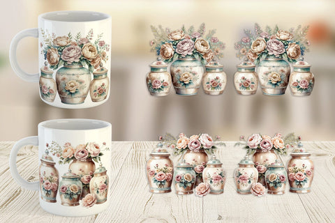 Mug Wrap Ceramic Cookie Jar Sublimation artnoy 