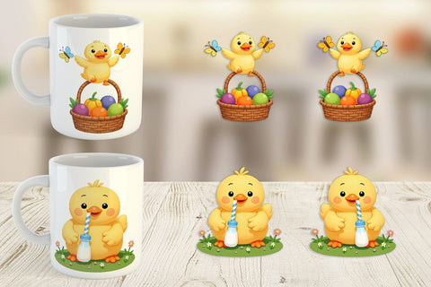 Mug Wrap Chicken Picnic Day Sublimation artnoy 